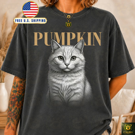 Custom Pet Photo And Name Shirt, Personalized Comfort Colors Pet Shirt, Custom Dog Picture Shirt,Dog Lover Gift, Cat Mom Gift, Pet Loss Gift